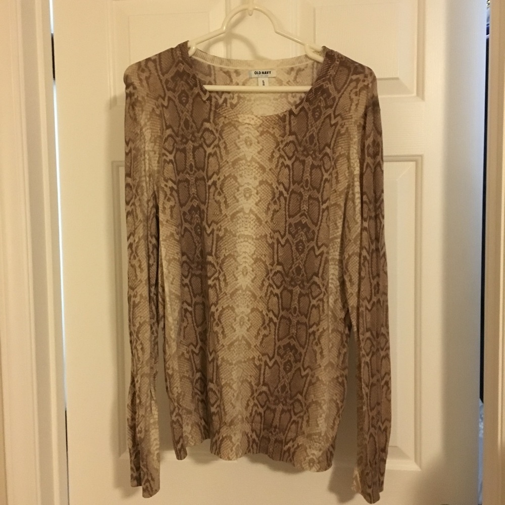 Old Navy Python Top 🐍