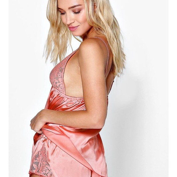 NWT🎀Lace Trim Babydoll Cami + Short Set - Picture 2 of 4