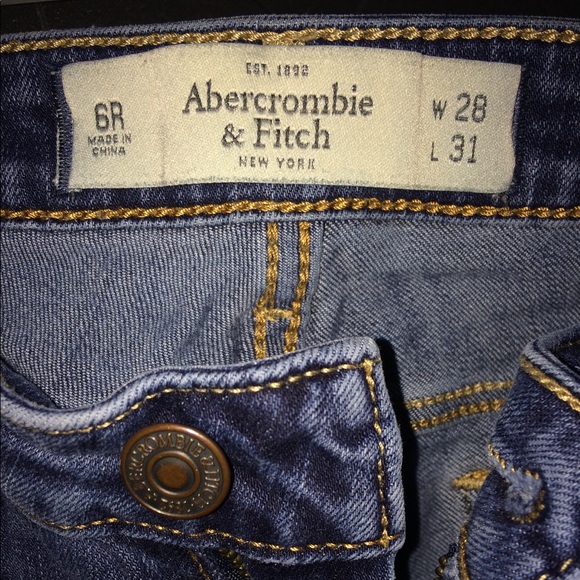 Abercrombie & Fitch Skinny Jeans size 6R - Picture 3 of 6