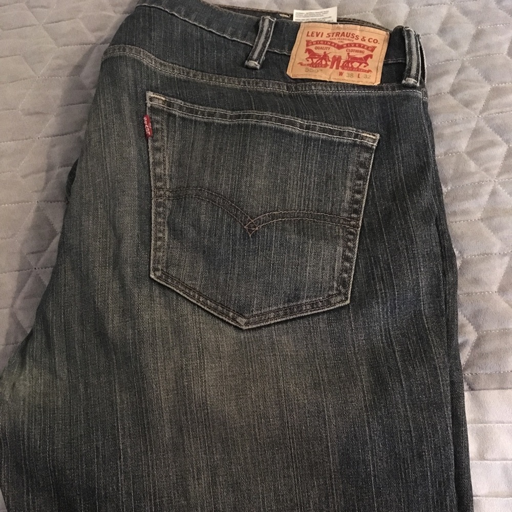 Men's 559 Levi's Jeans-38x32-Distressed