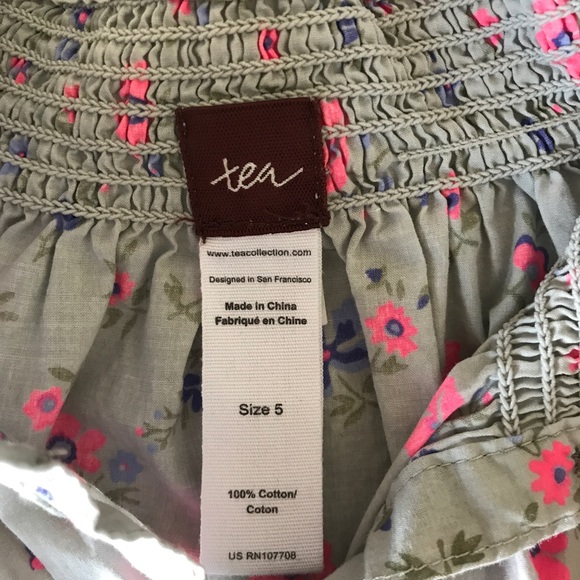 Tea Collection button-down dress, size 5 - Picture 4 of 4