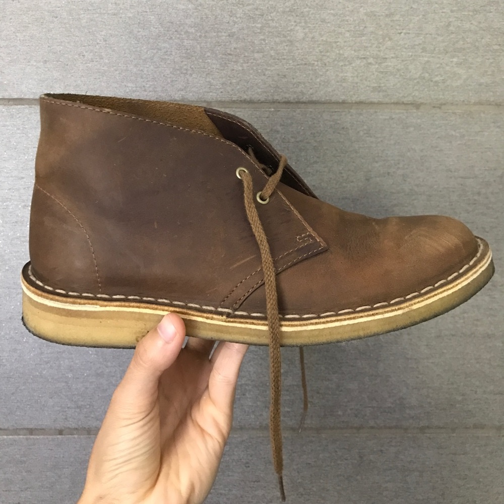 Womens Original Clarks Beeswax Desert Boot - 7.5
