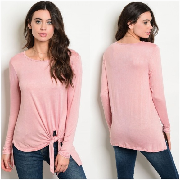 Pink Side Knot Detail Top - Picture 7 of 8