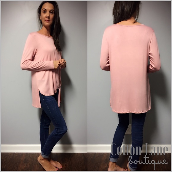 Pink Side Knot Detail Top - Picture 3 of 8