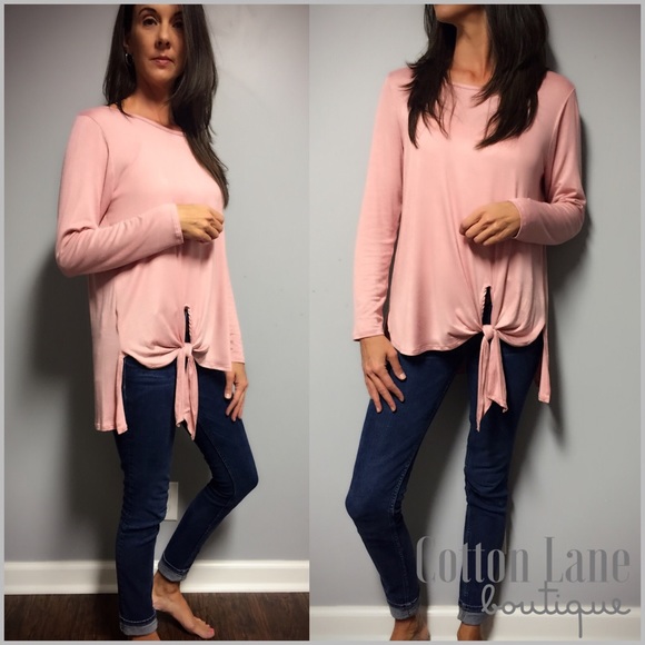 Pink Side Knot Detail Top - Picture 4 of 8