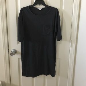 Grey tshirt dress L