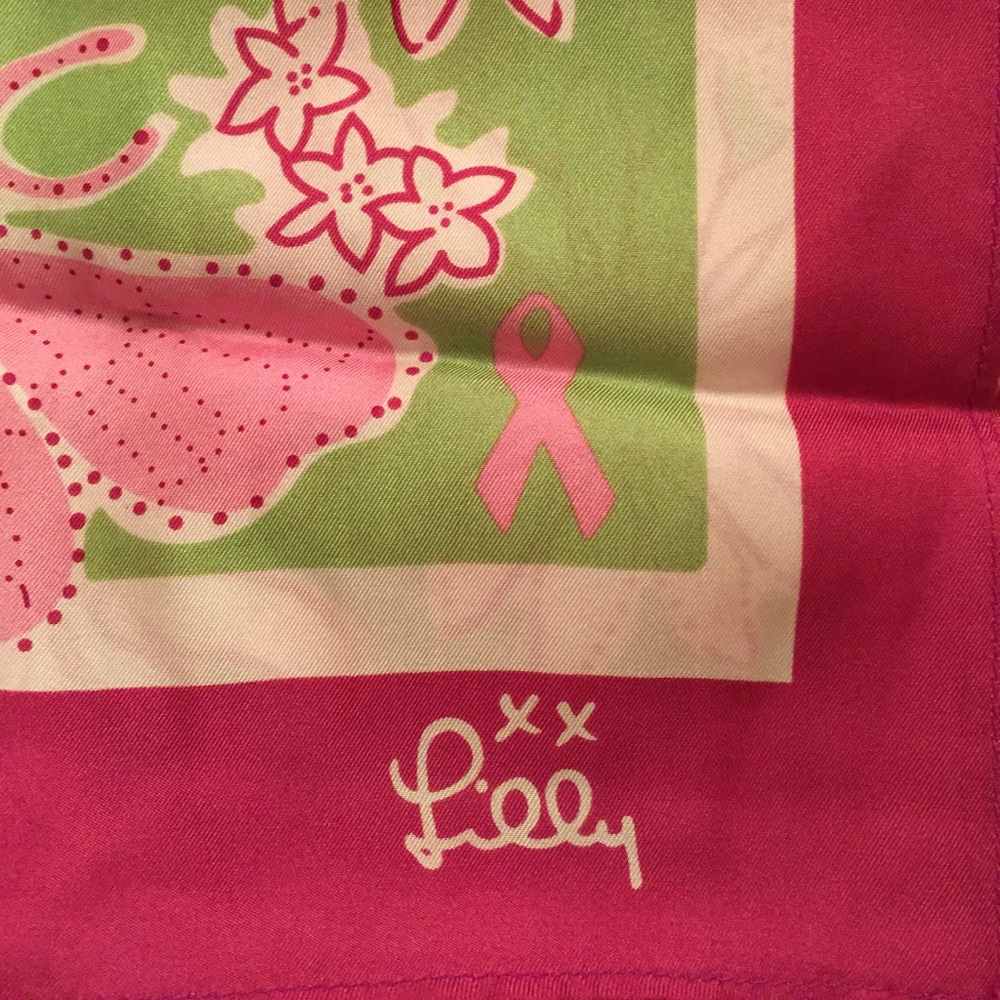 Lilly Pulitzer Breast Cancer Support Scarf!