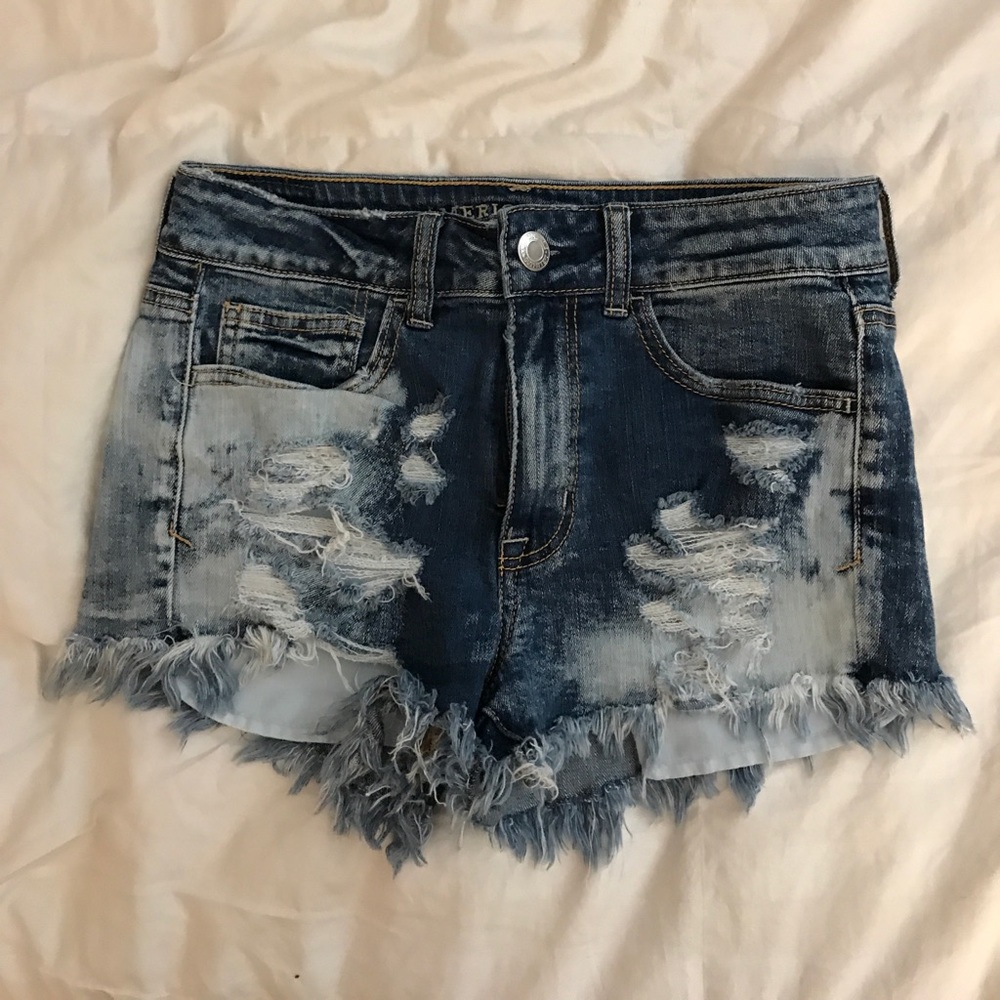 Hi-Rise Jean Shorts