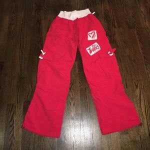LIMITED EDITION ZUMBA Go Red Cargo Pants