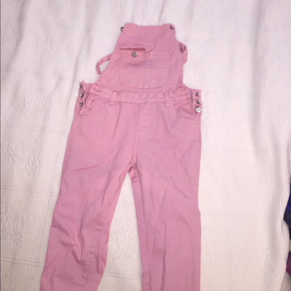 Pretty Pink Jean Overall