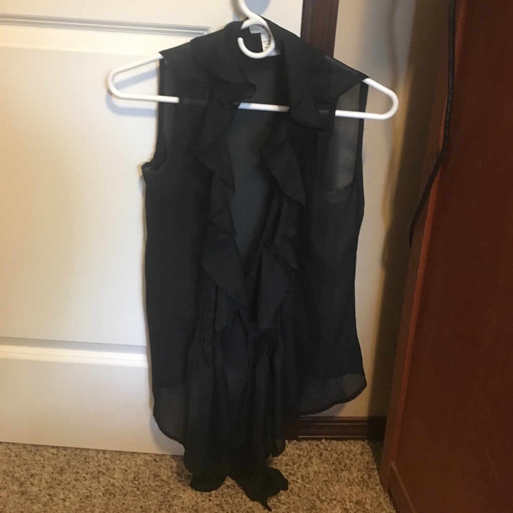 Black sheer tank.