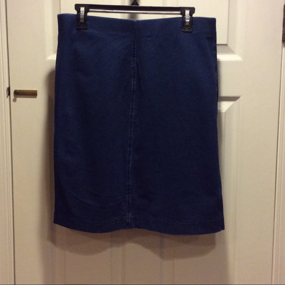 J Jill Pure Indigo Pencil Skirt