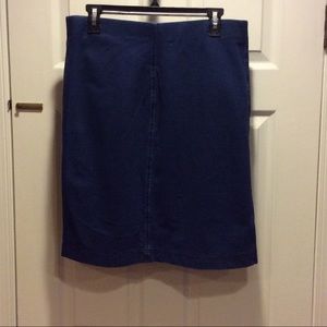 J Jill Pure Indigo Pencil Skirt
