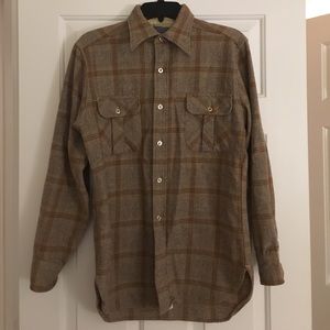Vintage Pendleton Virgin Wool Button Down Shirt
