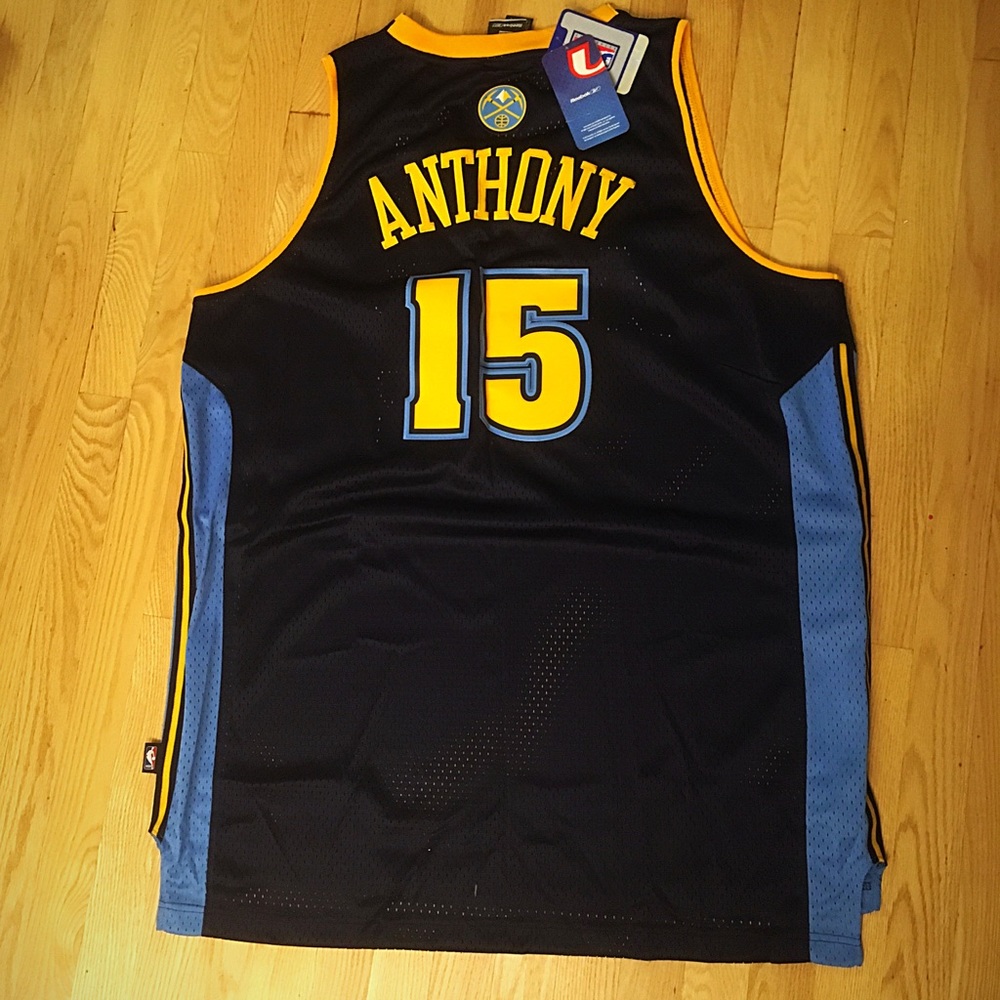NEW Reebok Carmelo Anthony Nuggets Jersey XXL 2XL