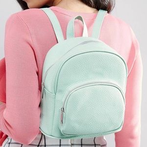 BRAND NEW MINT GREEN MINI BACKPACK