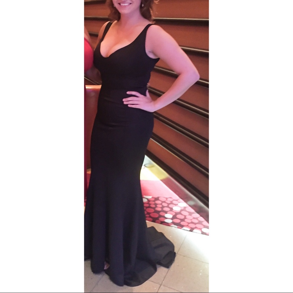 Black Mermaid Formal Dress