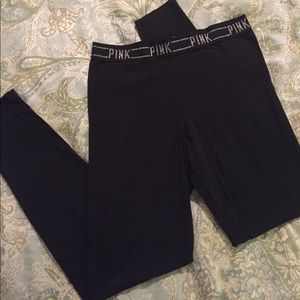 PINK Victoria's Secret Black Leggings