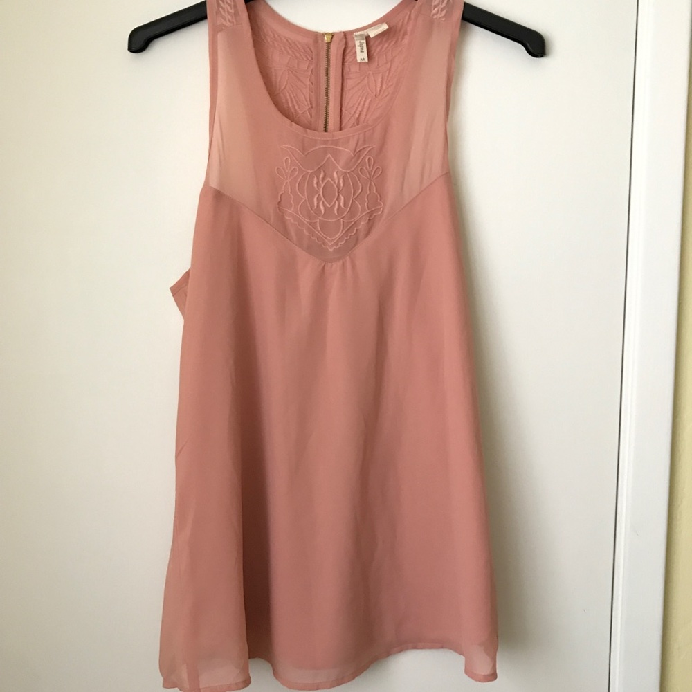 New blush pink blouse with beautiful details