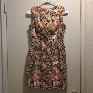 Floral print dress