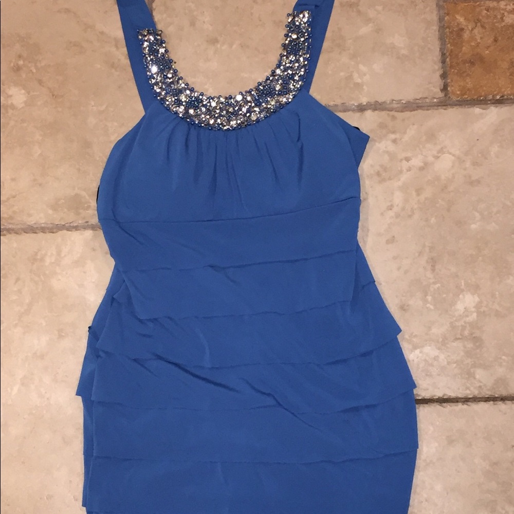 Blue dress