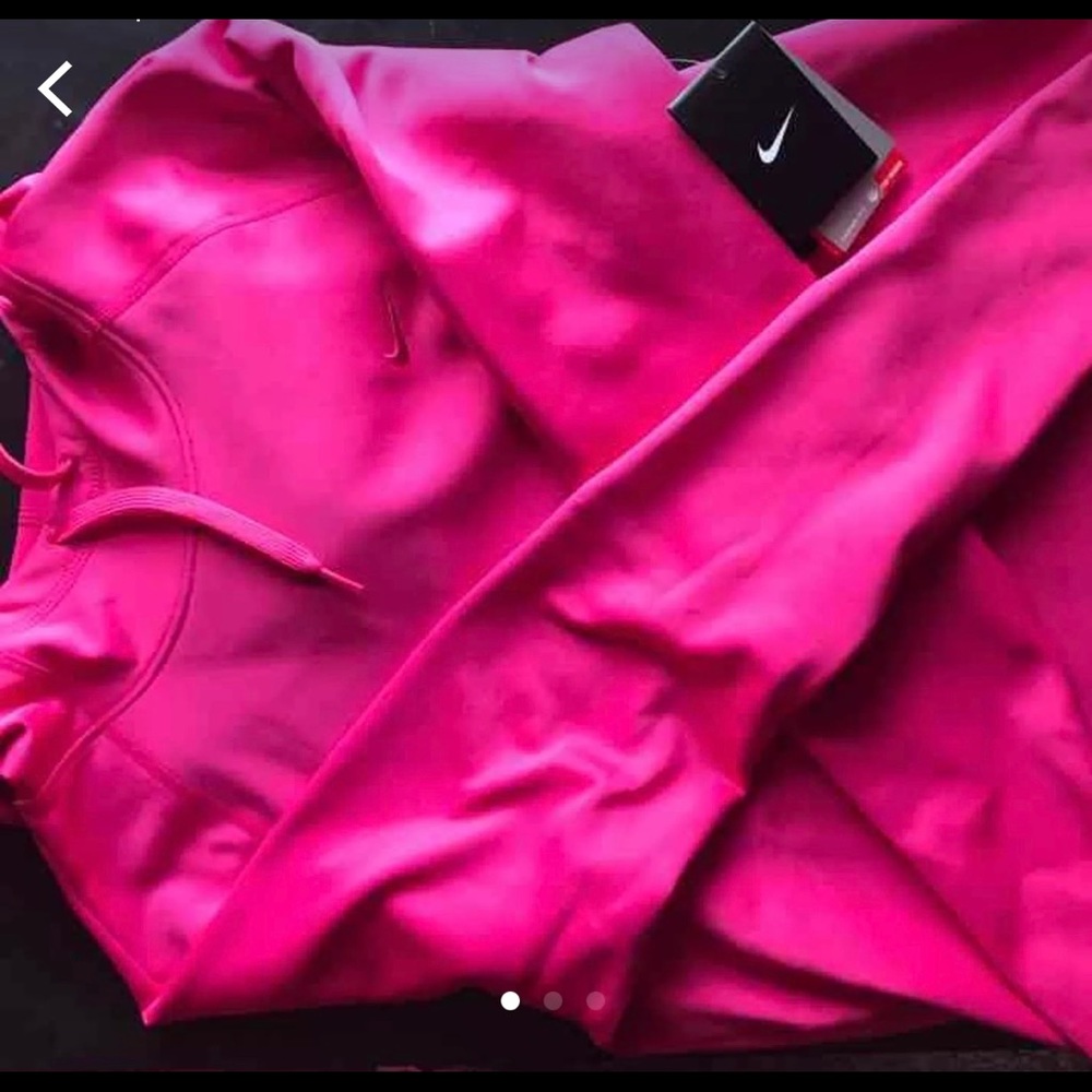Nike pink hoodie