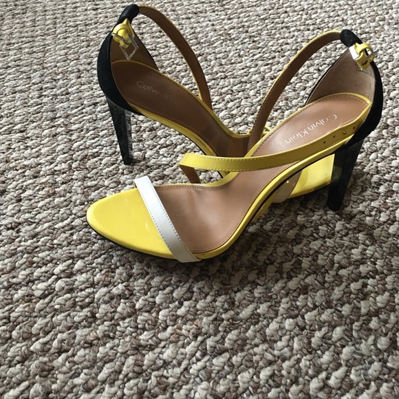 Calvin Klein Strappy Heels - Picture 5 of 5