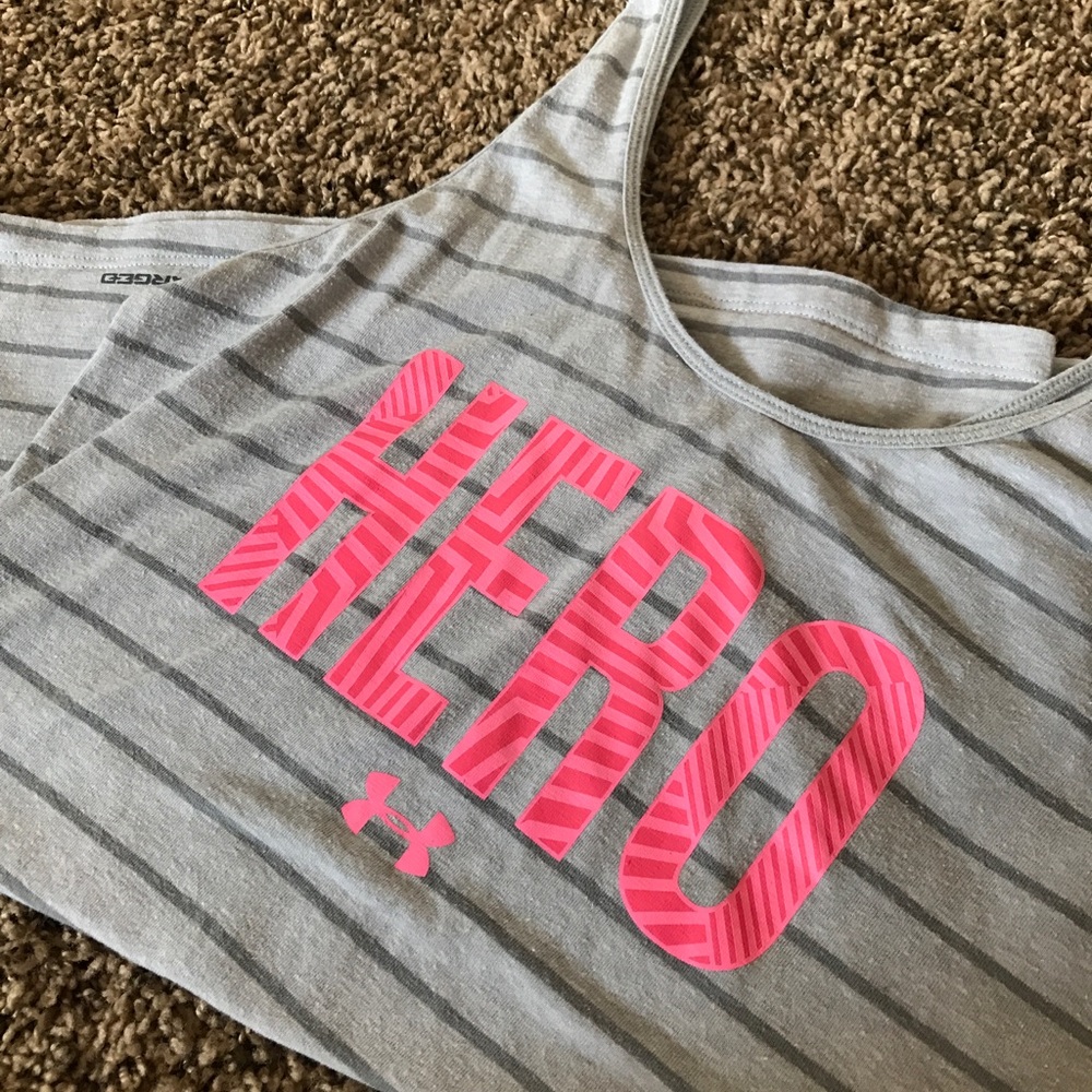 Hero breast cancer tank