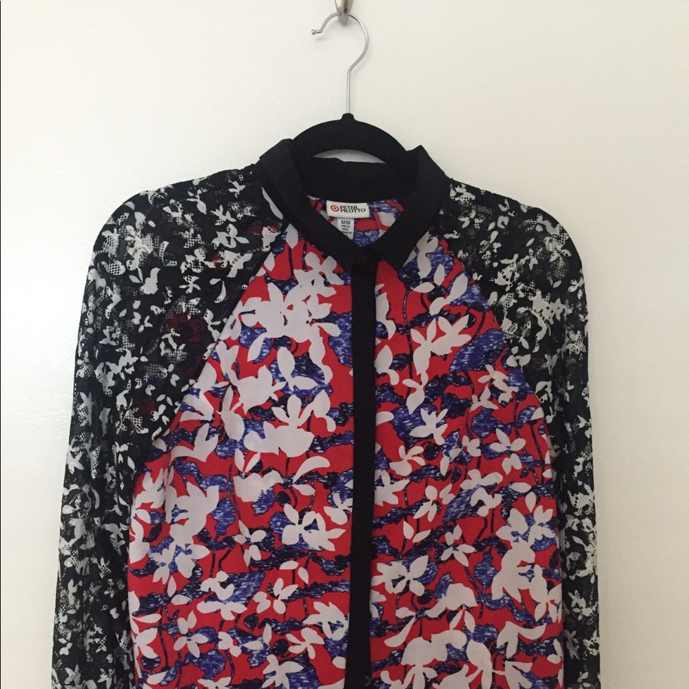 Peter Pilotto for Target Button Down Blouse