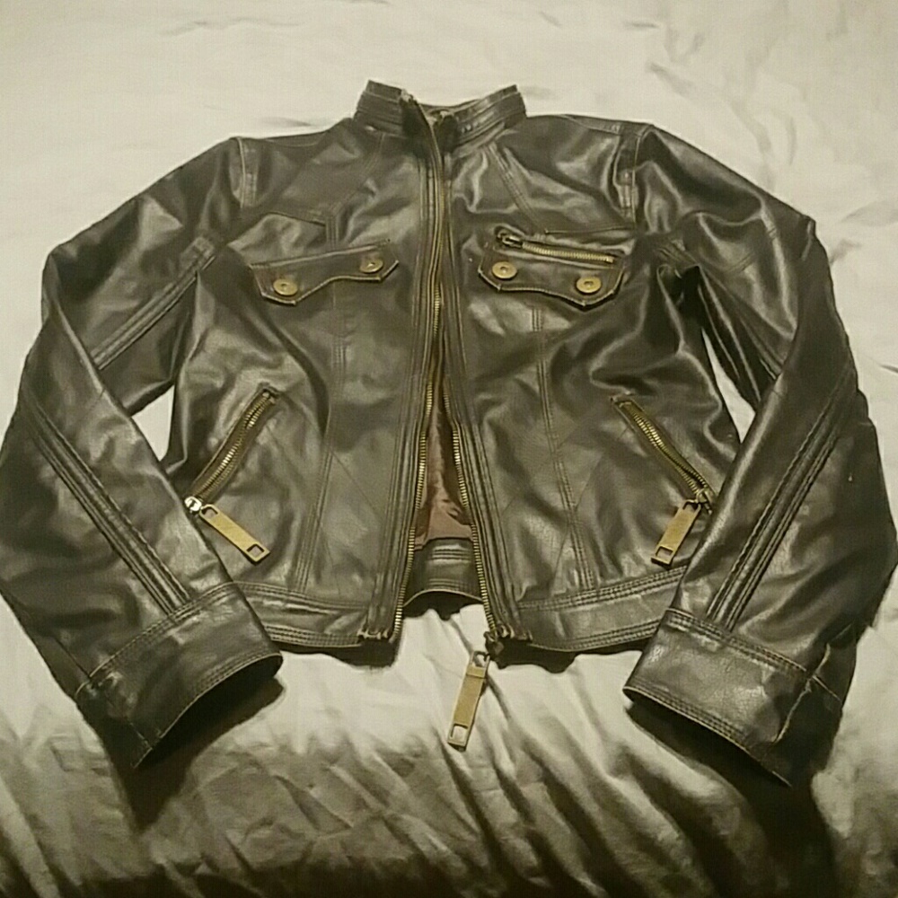 "Moto" Jacket - Faux Leather