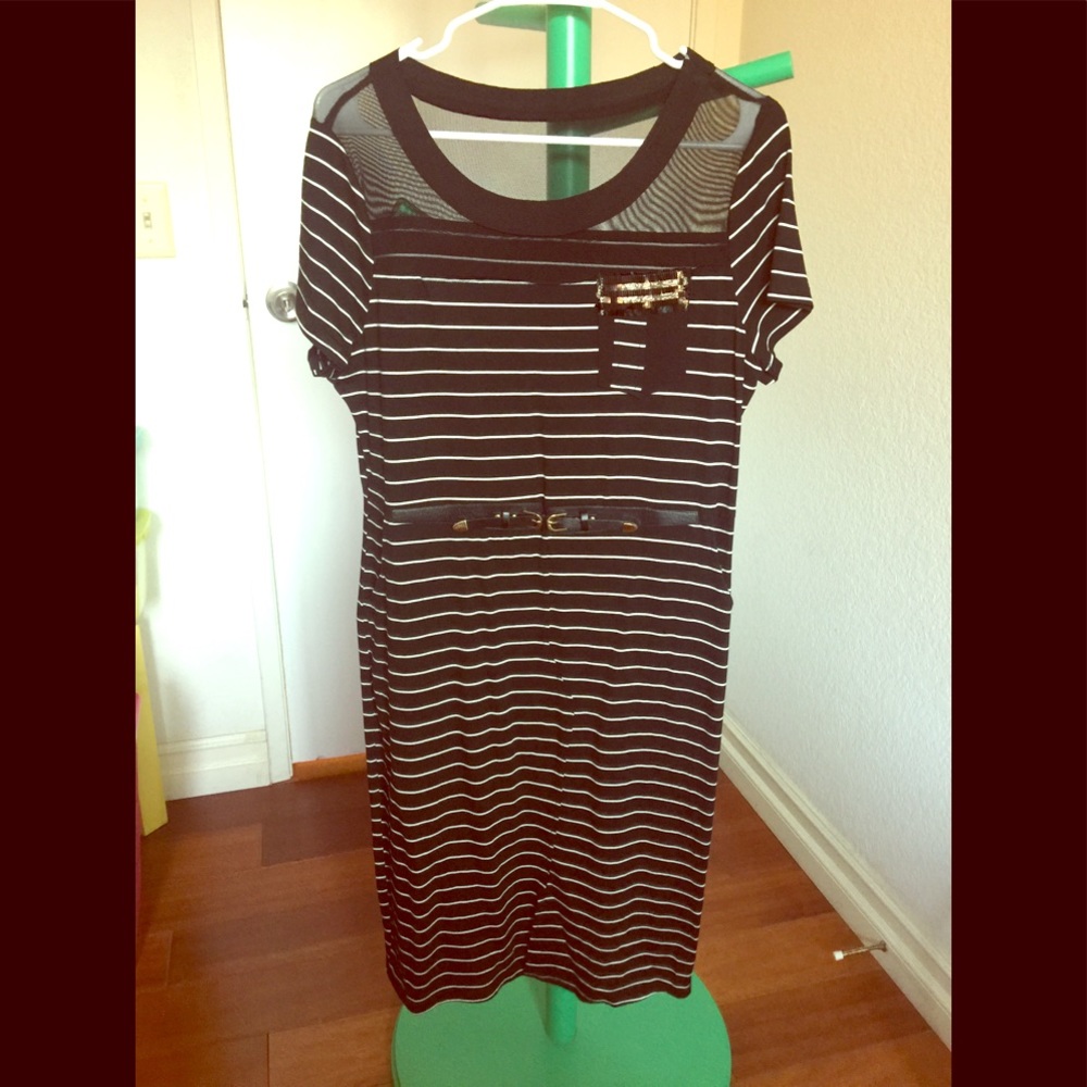 Black sweater midi dress