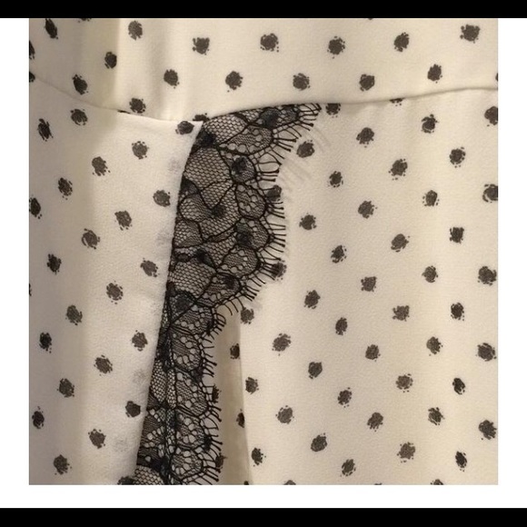 BCBGeneration Polka Dot and Lace Dress - Picture 2 of 3