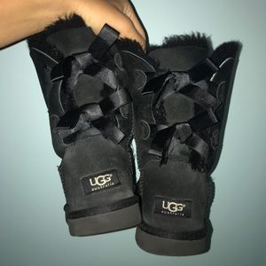 UGG tie back boots