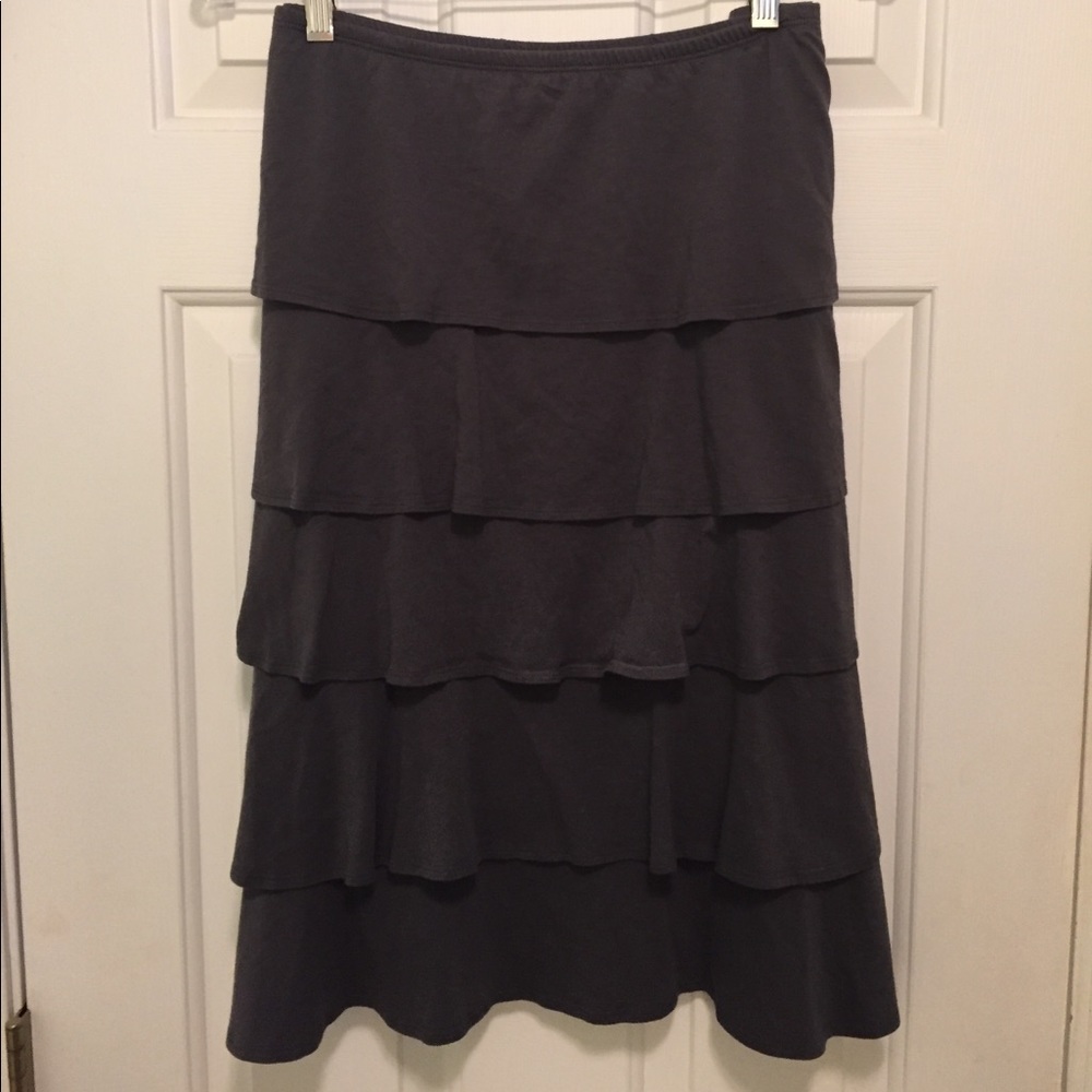 FINAL PRICE DROP- Final 7 days! Grey ruffle skirt.