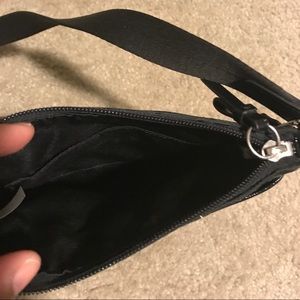 Black signature coach crossbody.