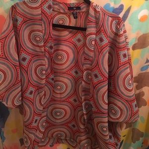 Gap Sheer Printed Cardigan XS