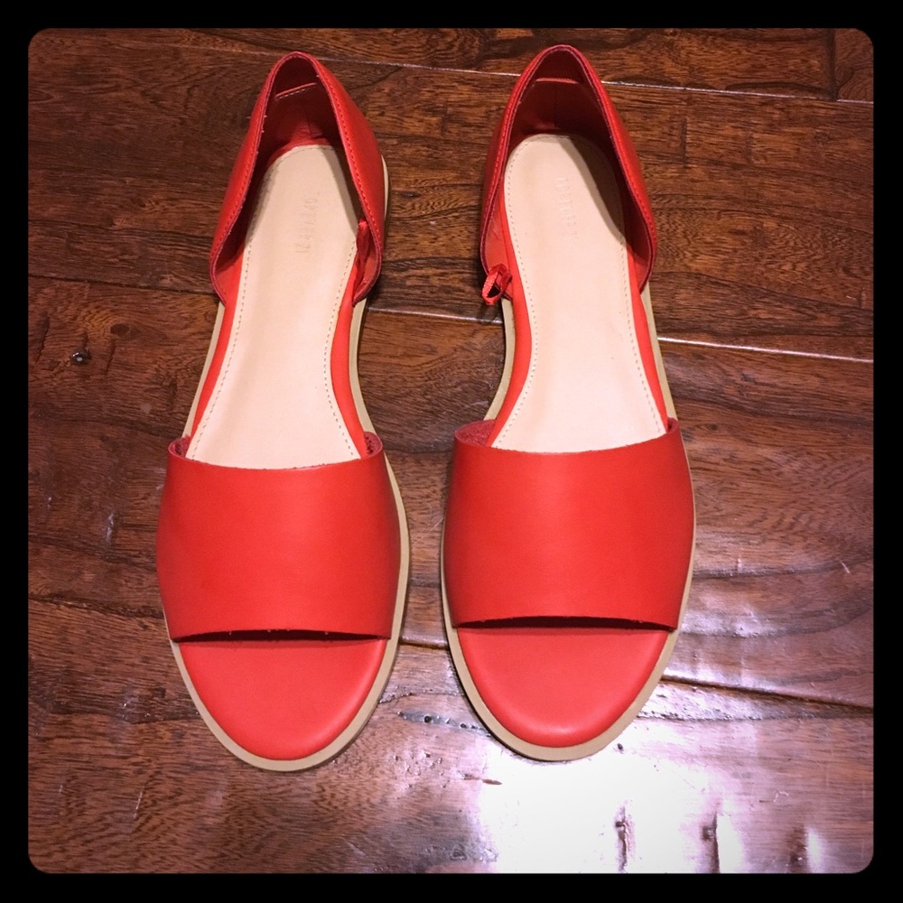Red sandals