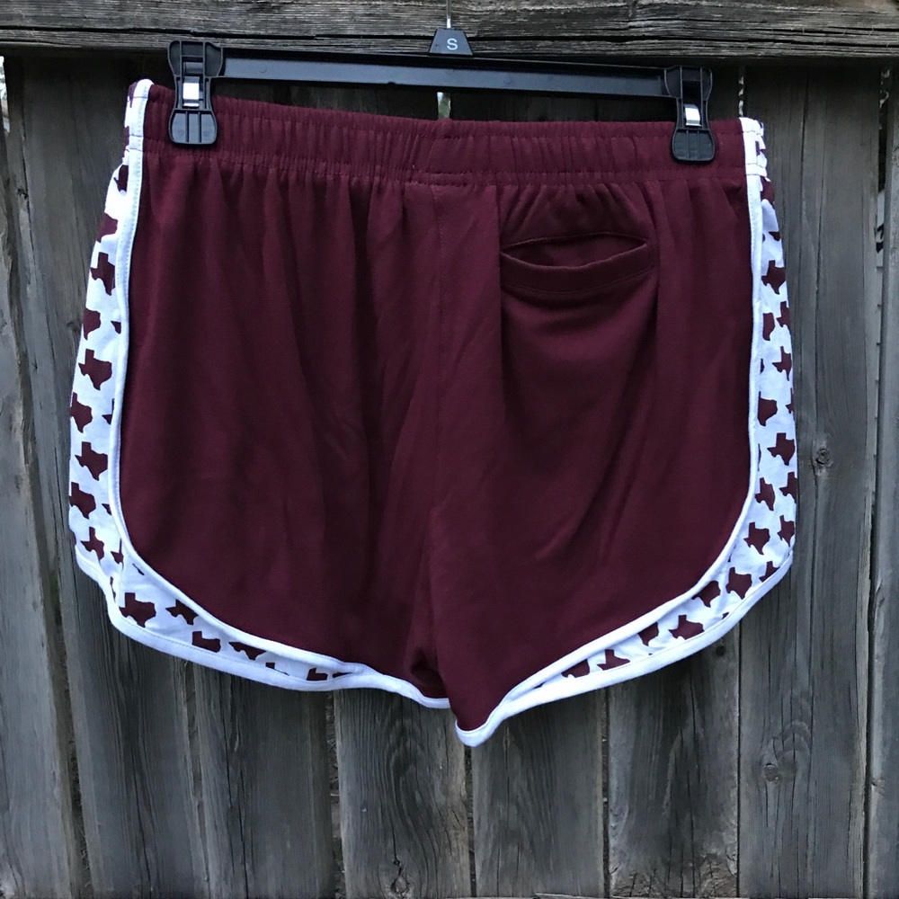 Texas maroon shorts