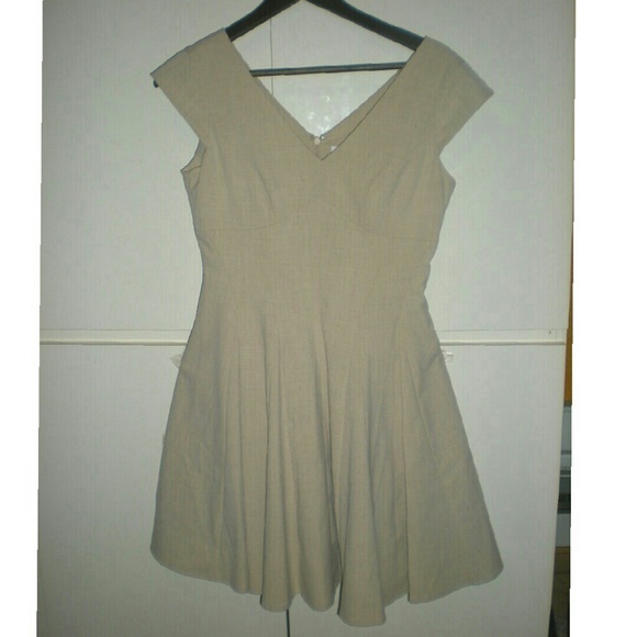 N/A ❌ ❌ CALVIN KLEIN TAILORED FLARED DRESS - SIZE 8P - Picture 1 of 5