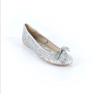 Lily's Silver Ballet Flat