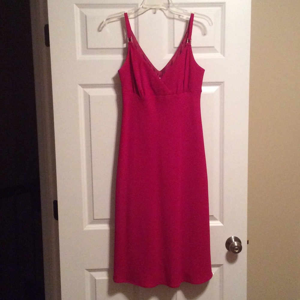 Evan Picone Dark Pink Cocktail Dress Size 6