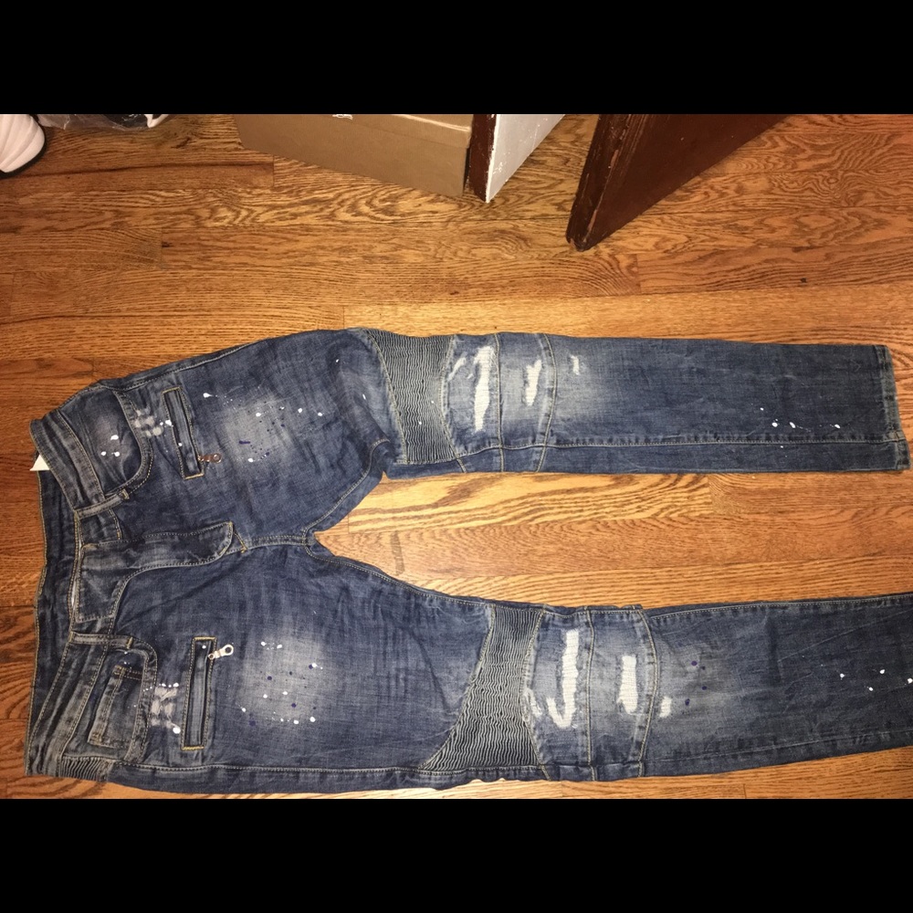 Balmain Jeans Sz 31 Waist 34 Length