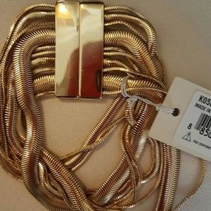 Kenneth Cole Gold-Tone Multi-Chain Wrap Bracelet