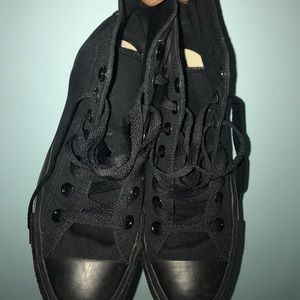 All black converse