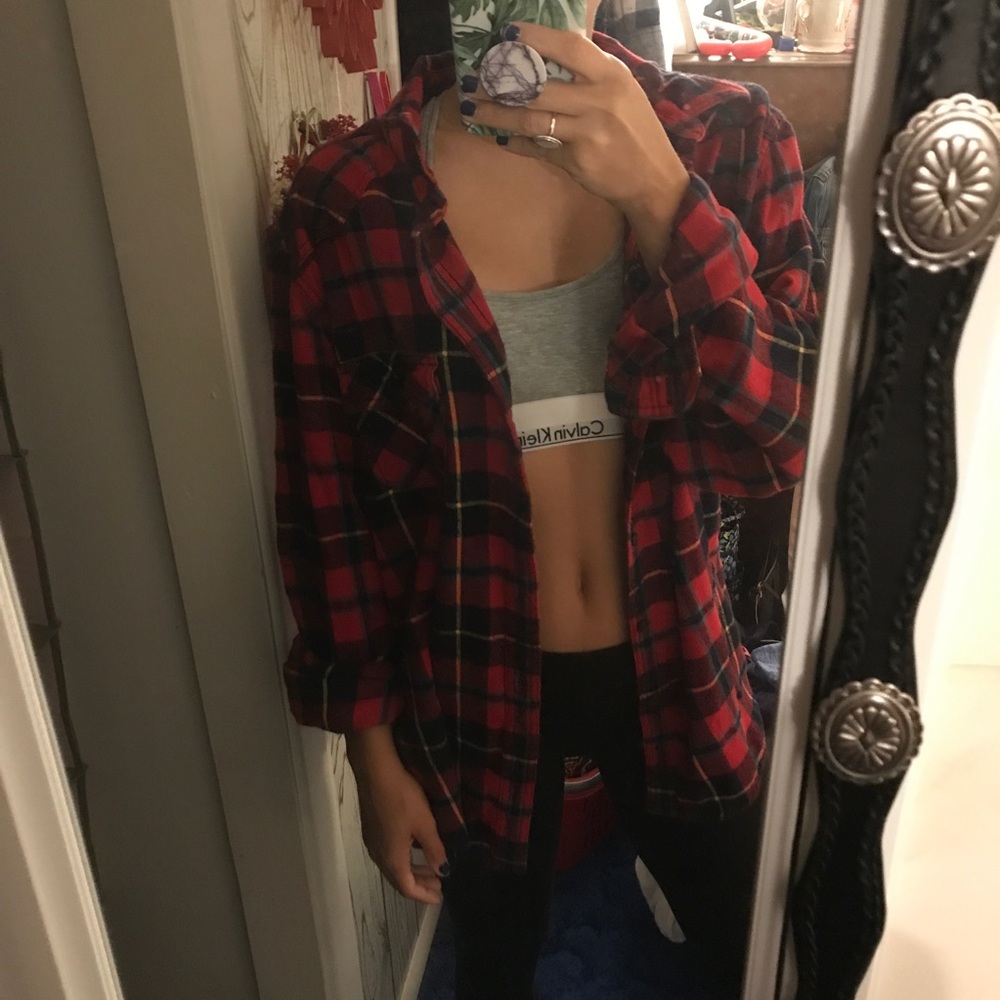 Thick Red Flannel