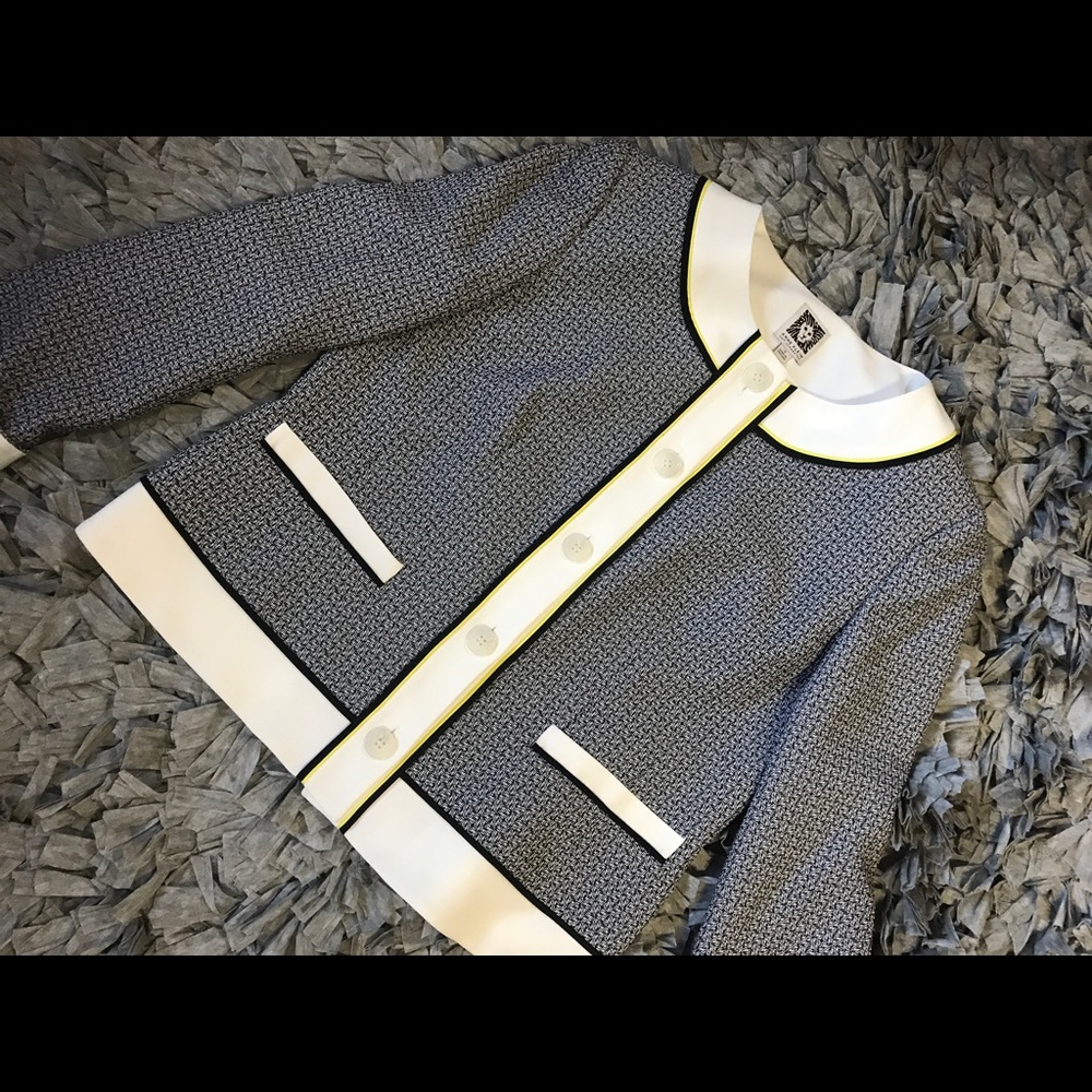 Anne Klein Patterned Blazer