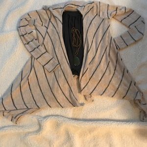 Striped cardigan