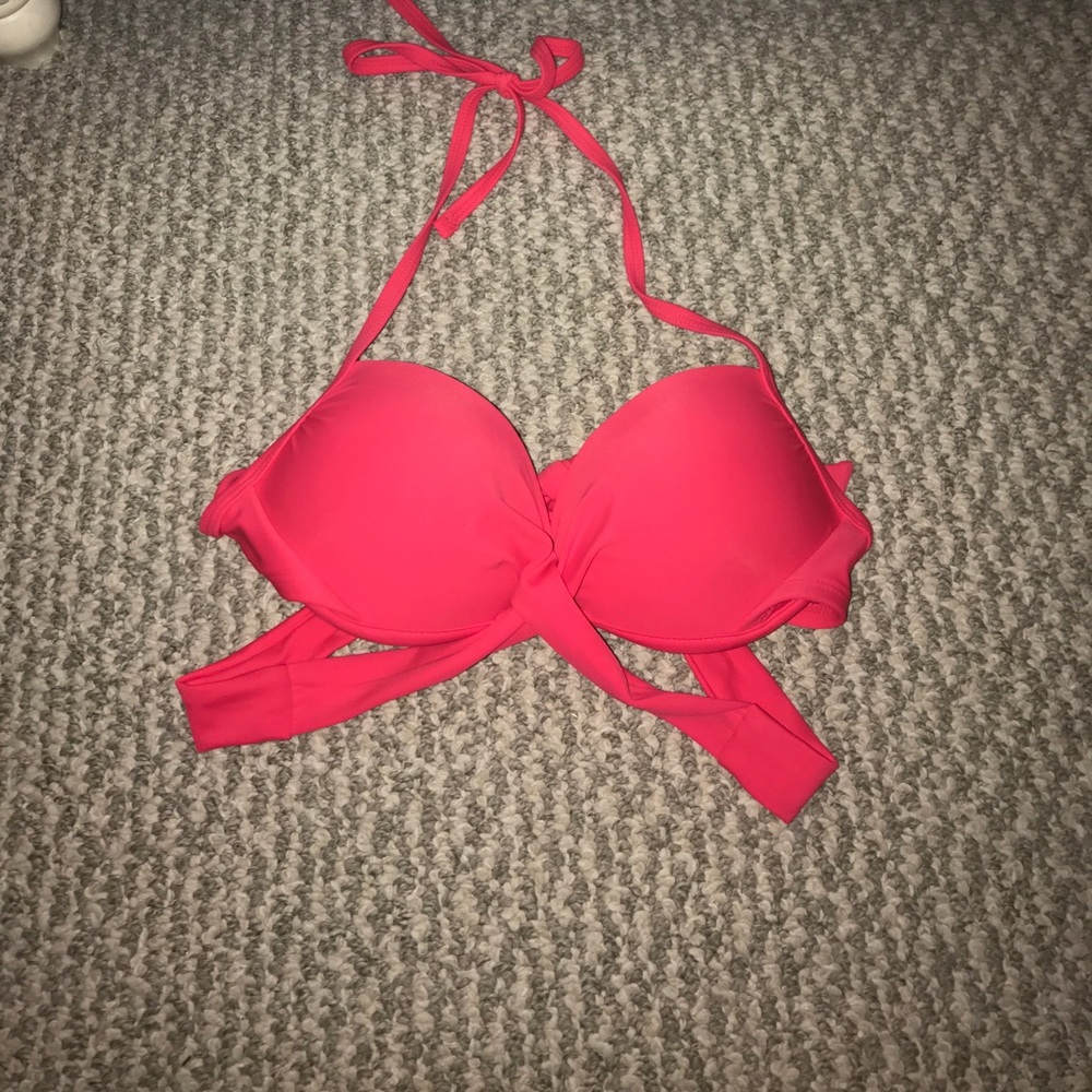 Push up wrap bikini top