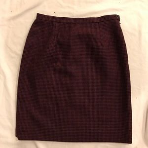 Wool skirt