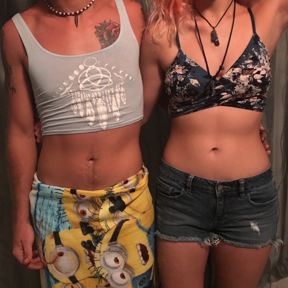 crop top and bralettes